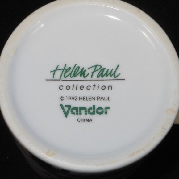 Coffee mug. Vandor Helen Paul Collection colorful floral & children - Picture 5 of 5